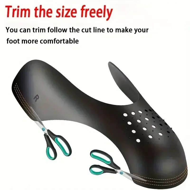 Crease Protector Toe - Protector de zapatos antiarrugas, 4 Uds.,