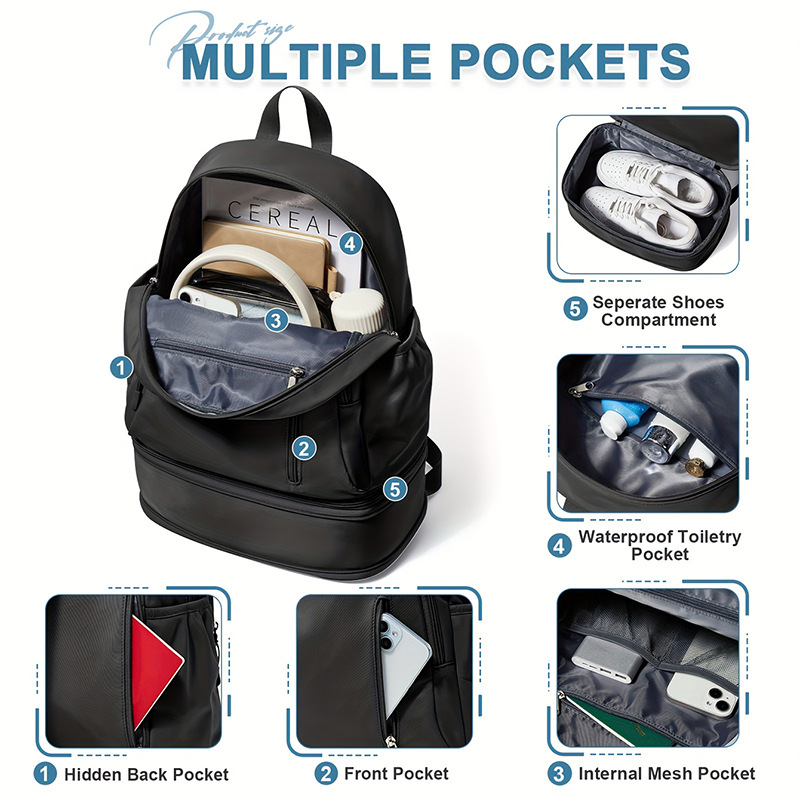 Mochila impermeable de poliést - Sneaker Zone reseña y precio