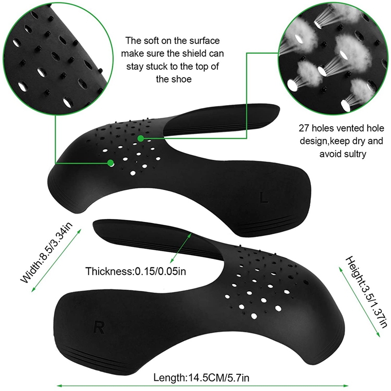 Protector de arrugas para zapa - Crease Protector Toe reseña y precio